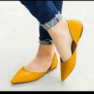 New d'Orsay Pointed Toe Ballet Flats Sz 9.5